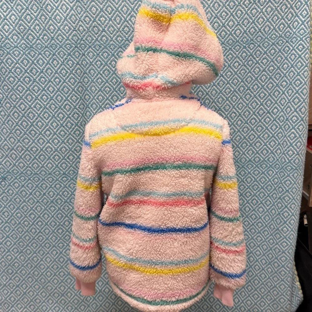 Joules Multicolor Fuzzy Hoodie